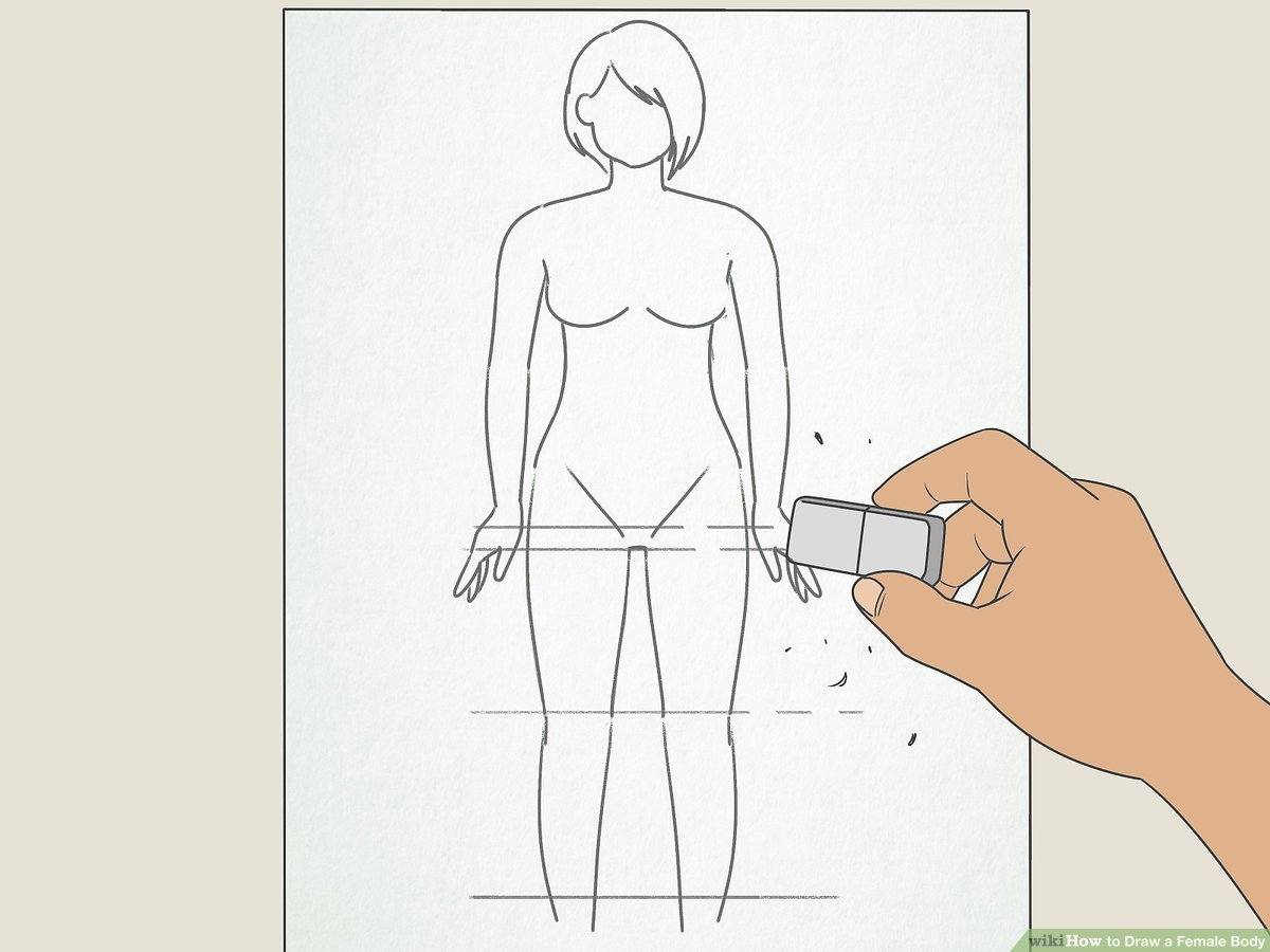 How To Draw A Female Body with Pictures WikiHow