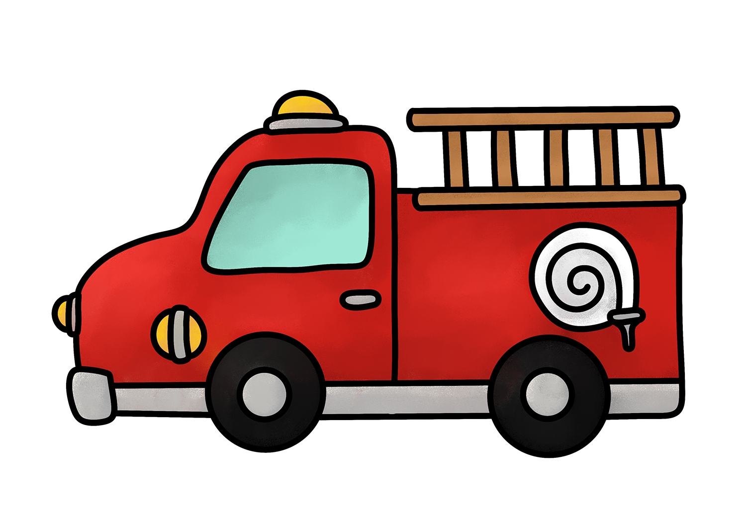 firetruck drawing