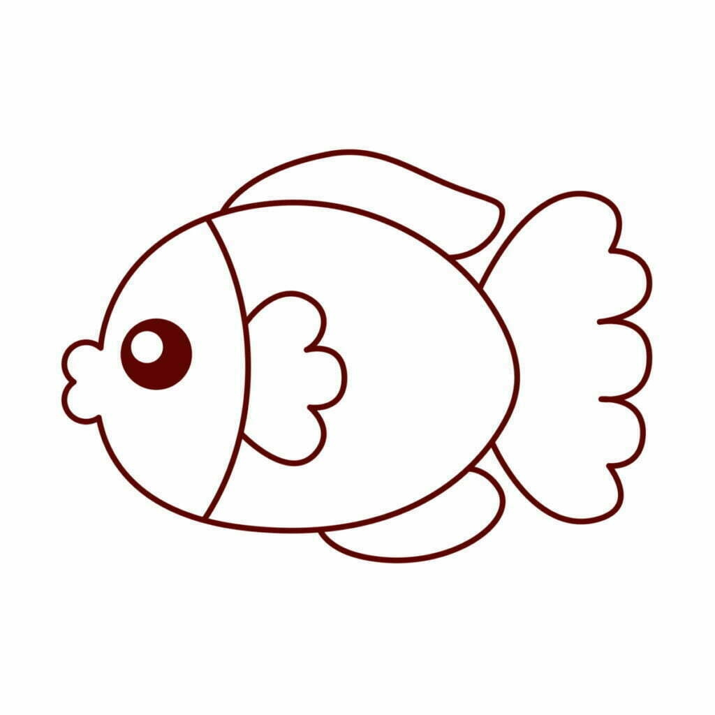 How To Draw A Fish An Easy Fish Drawing Tutorial