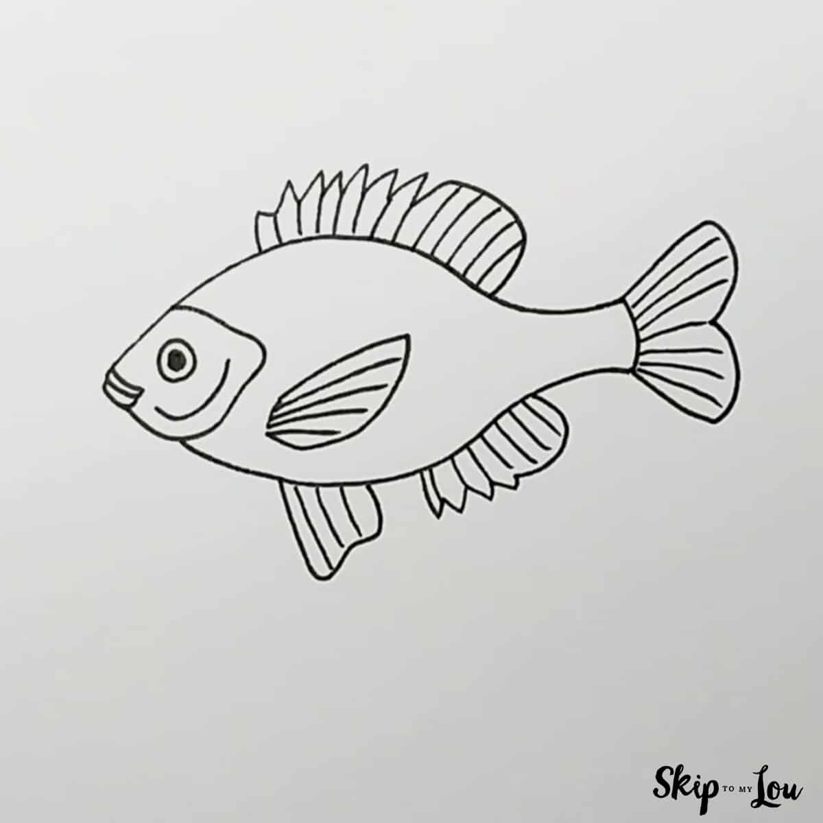 How To Draw A Fish Skip To My Lou