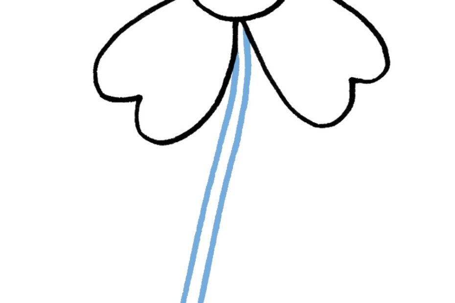 How To Draw A Flower How To Draw Easy