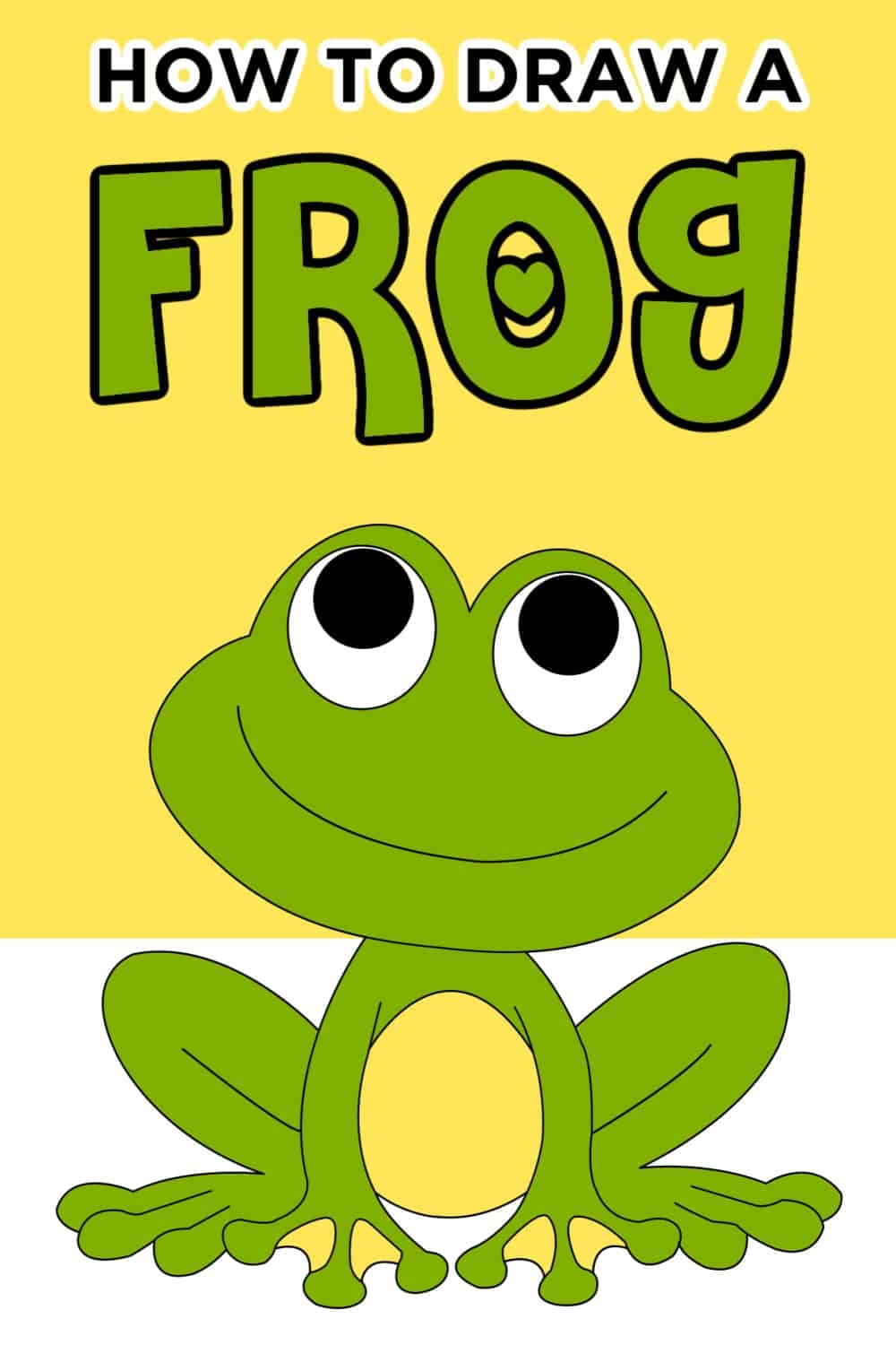 How To Draw A Frog Easy Step By Step Made With HAPPY