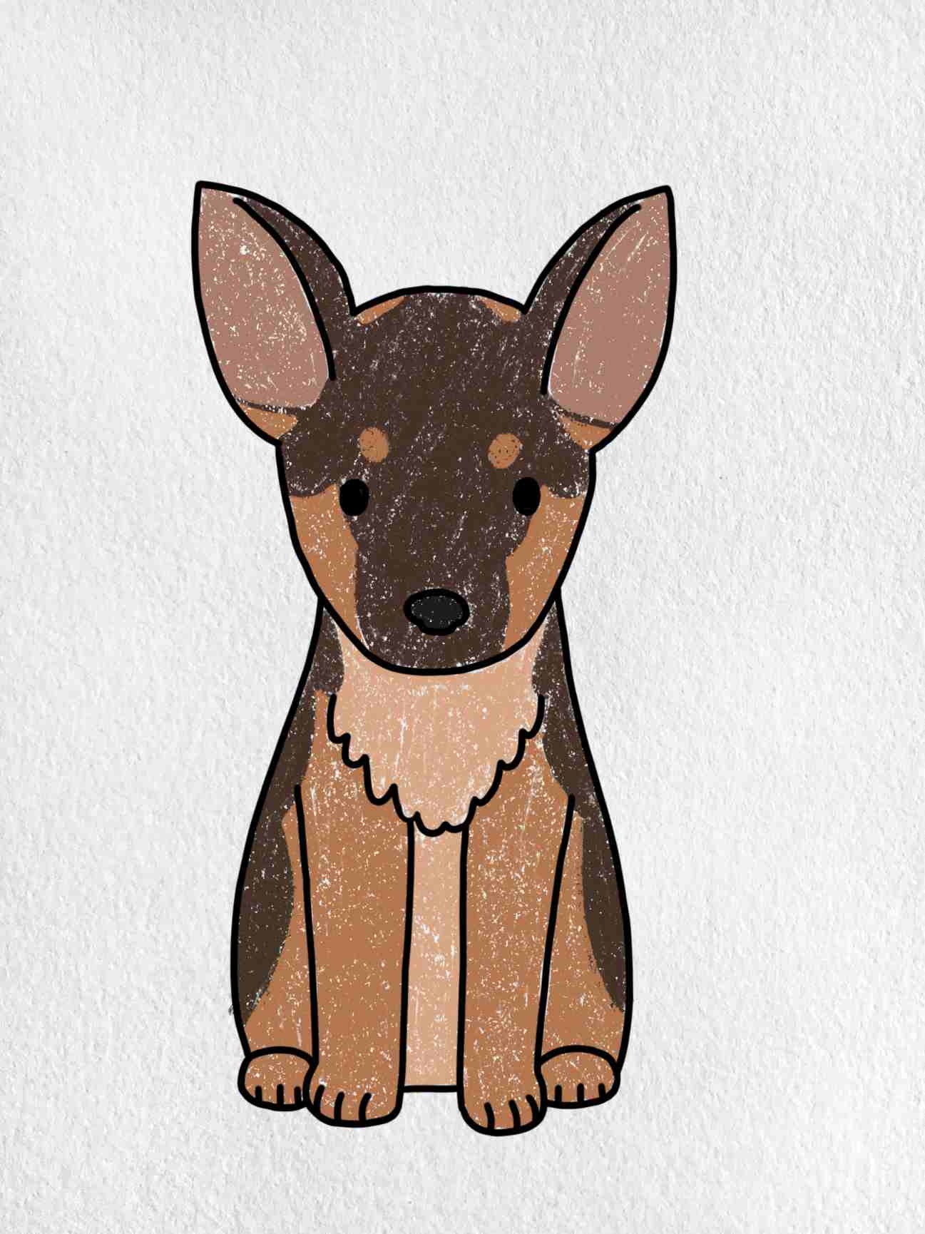 How To Draw A German Shepherd HelloArtsy