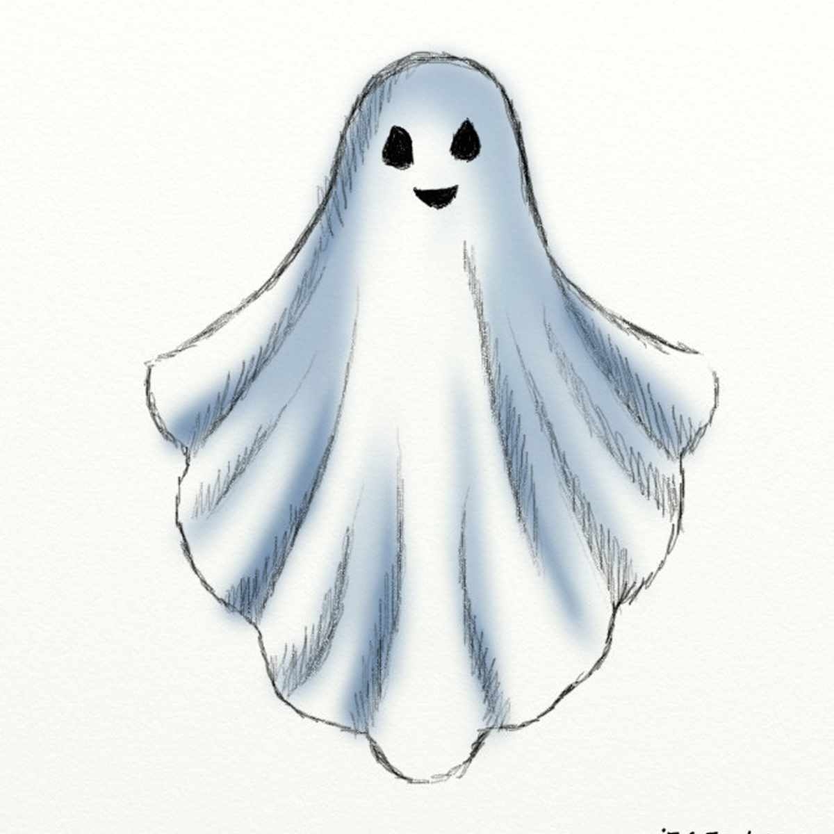 How To Draw A Ghost In 6 Easy Steps HubPages