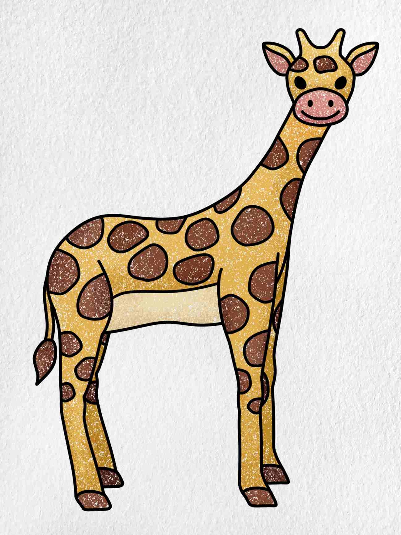 How To Draw A Giraffe HelloArtsy