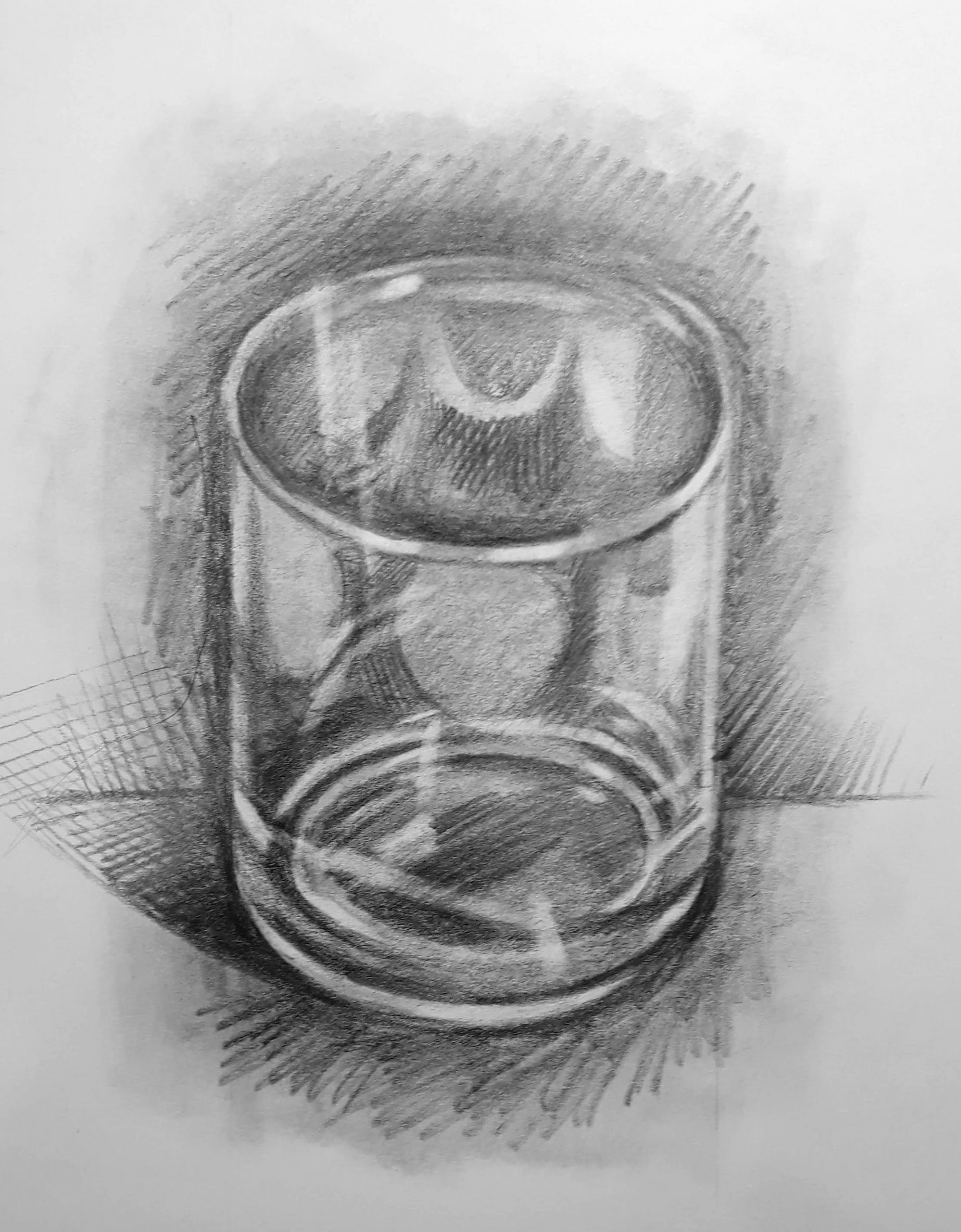 How To Draw A Glass Step By Step Janet Mary Robinson