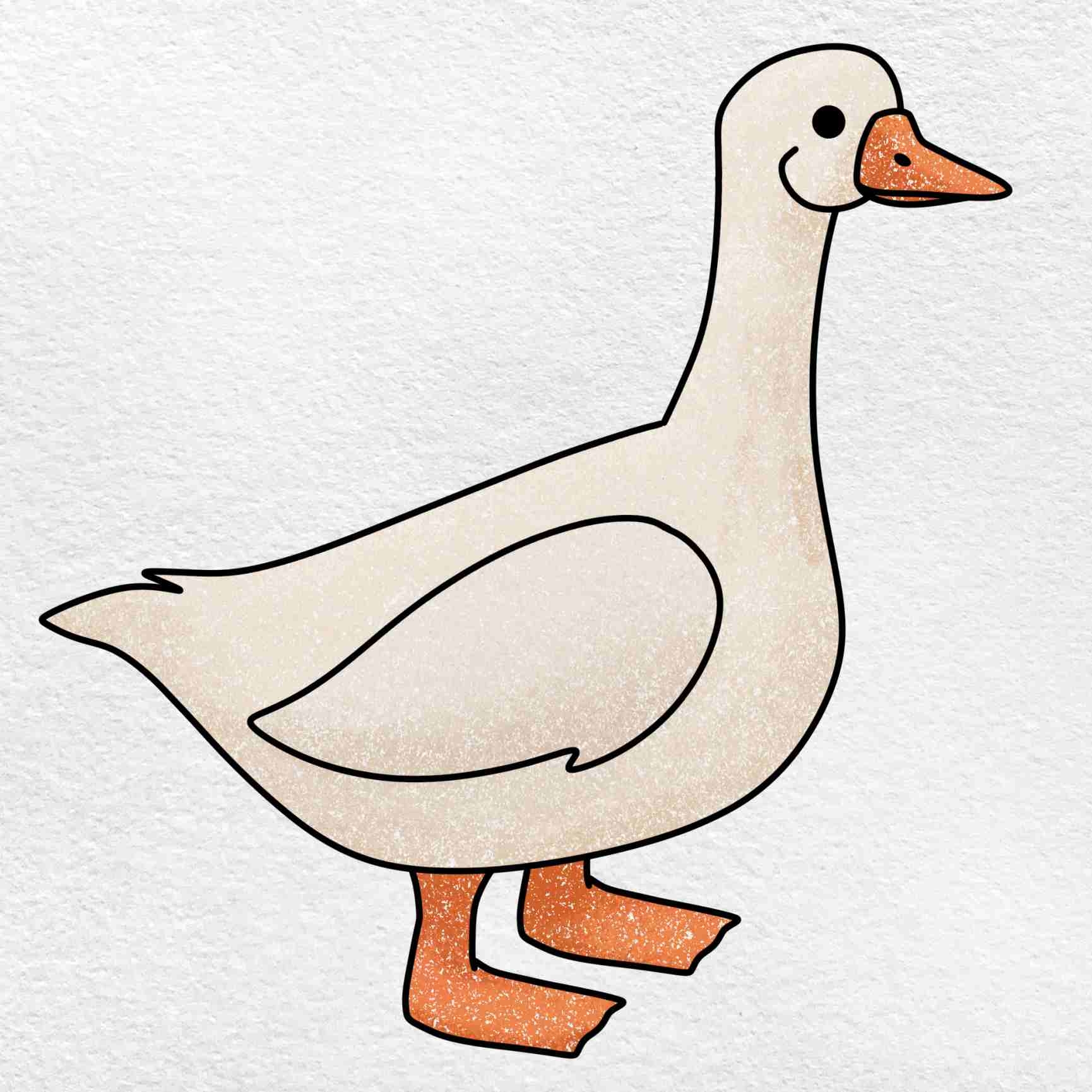 How To Draw A Goose HelloArtsy