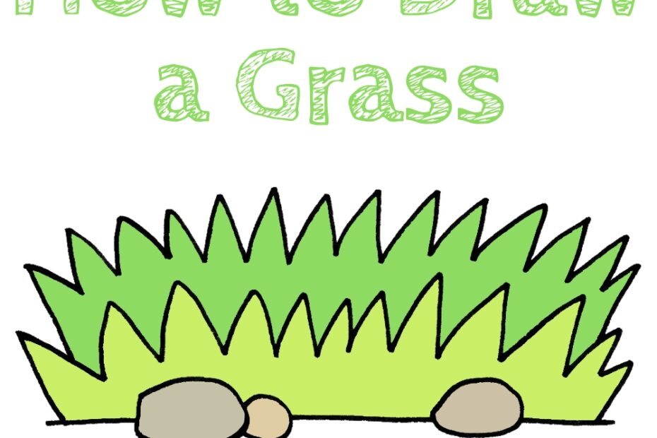 How To Draw A Grass How To Draw Easy