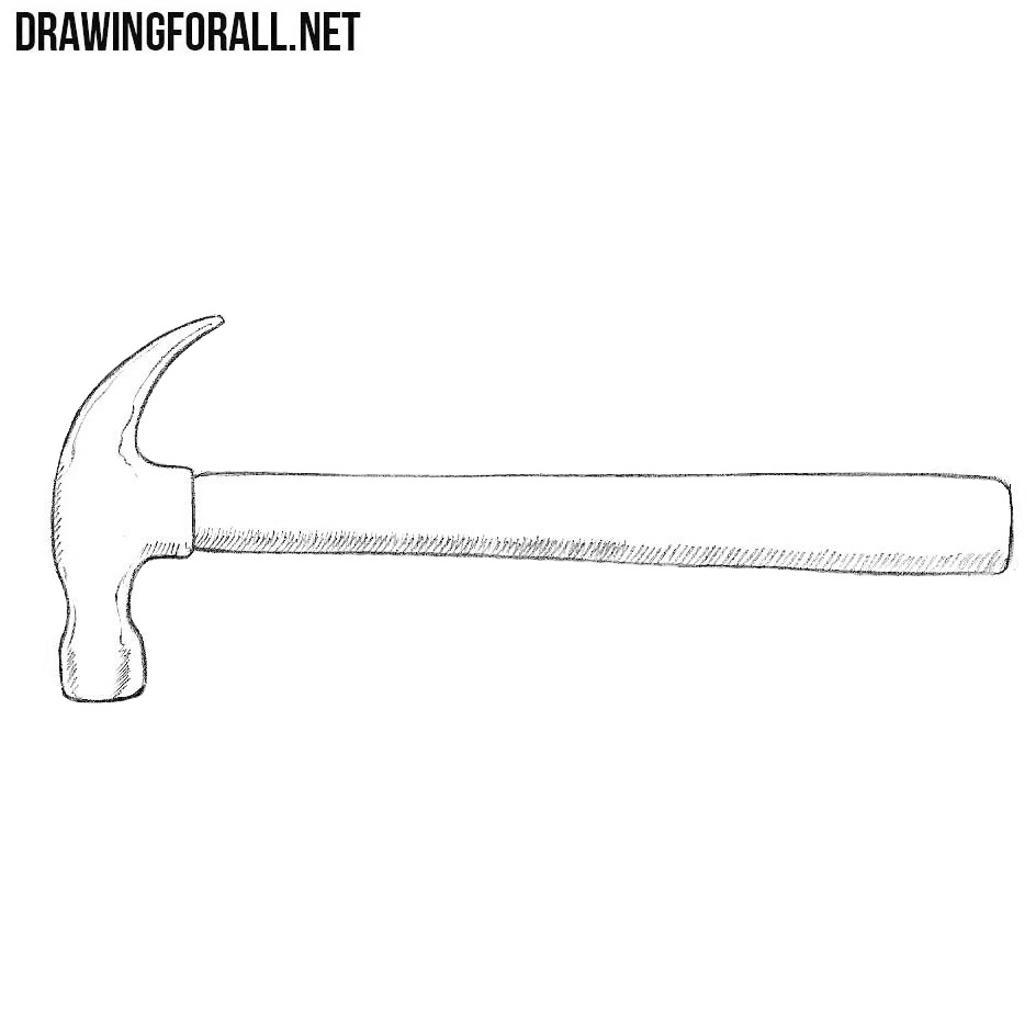 How To Draw A Hammer