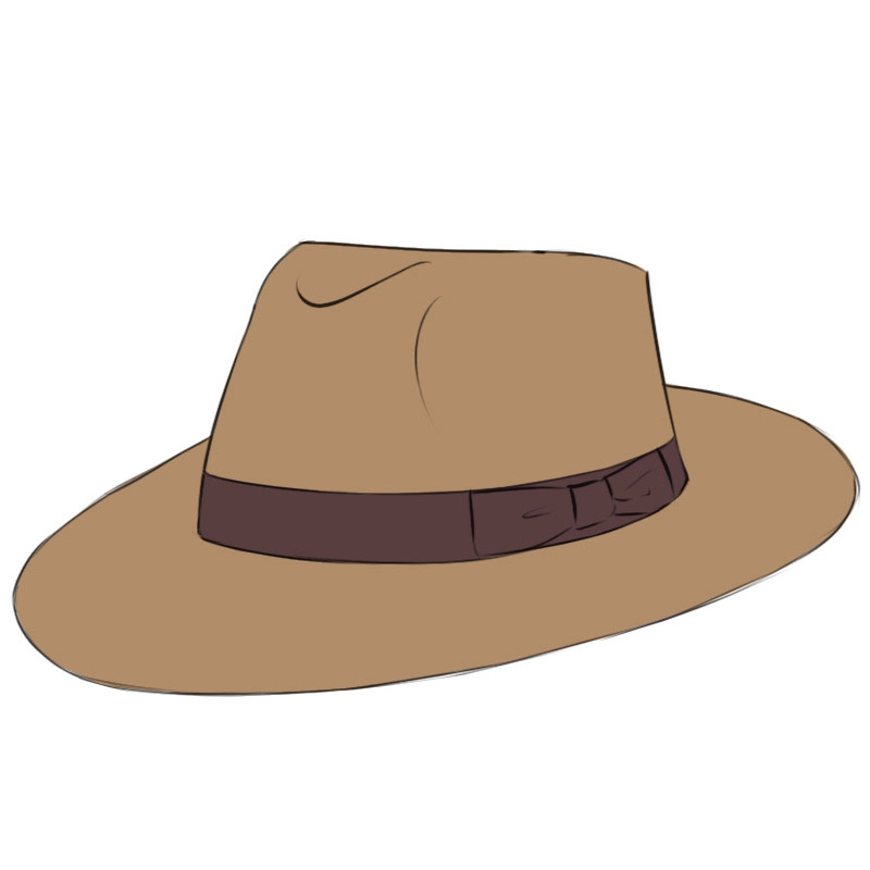 How To Draw A Hat Easy Drawing Art