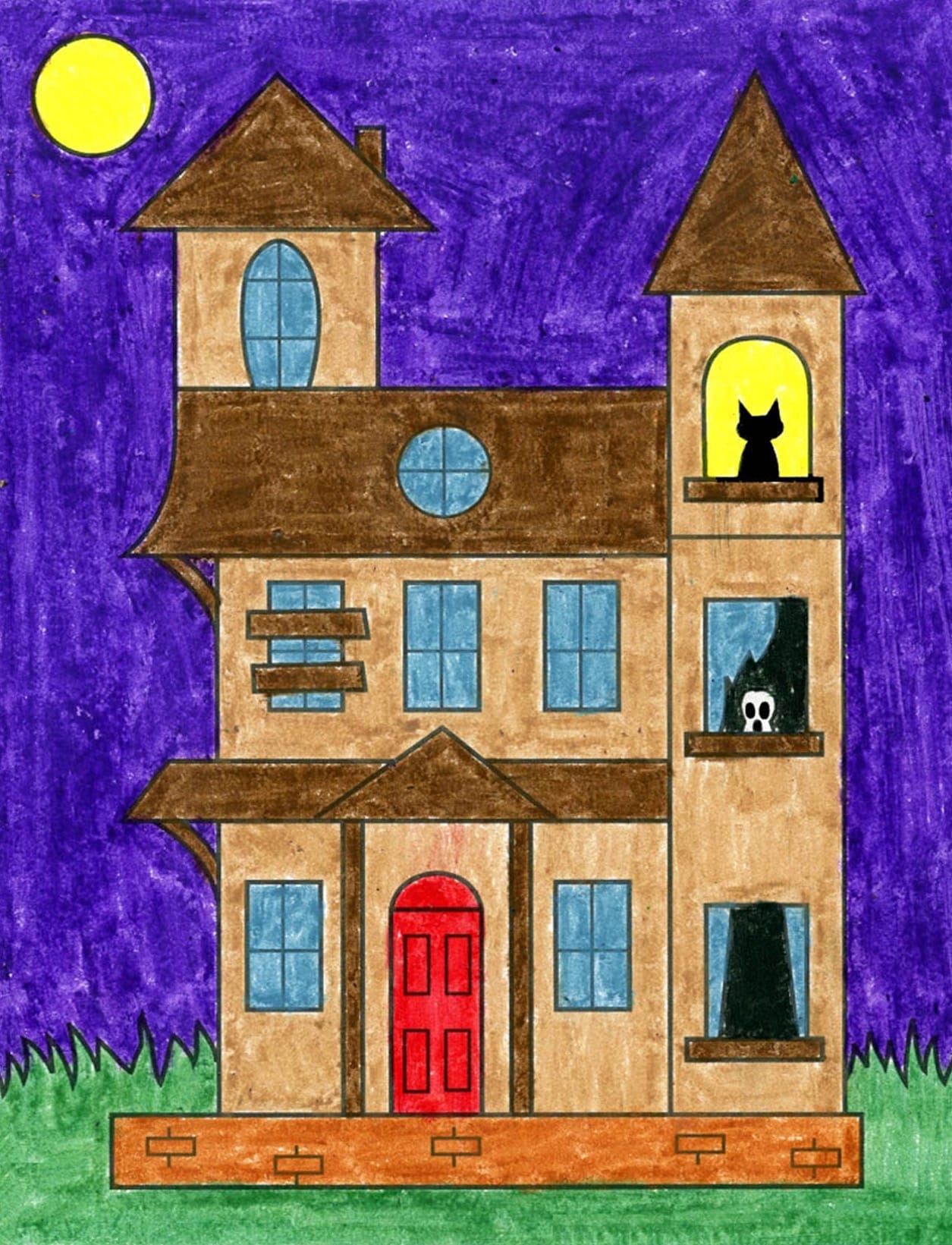 mansion drawing