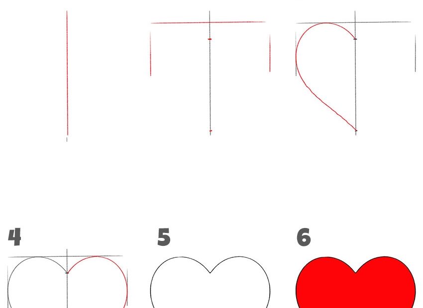 How To Draw A Heart Easy Drawing Tutorial For Kids