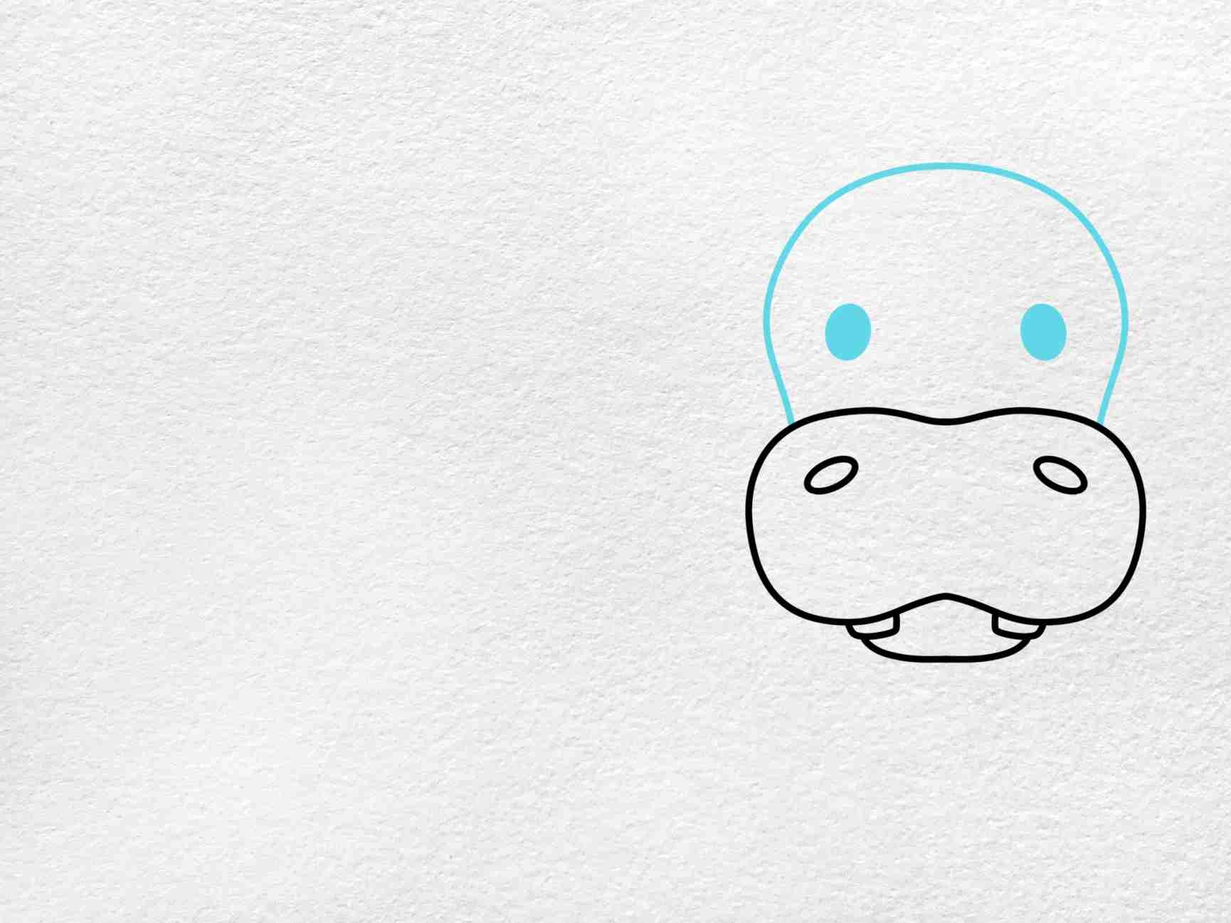 How To Draw A Hippopotamus HelloArtsy