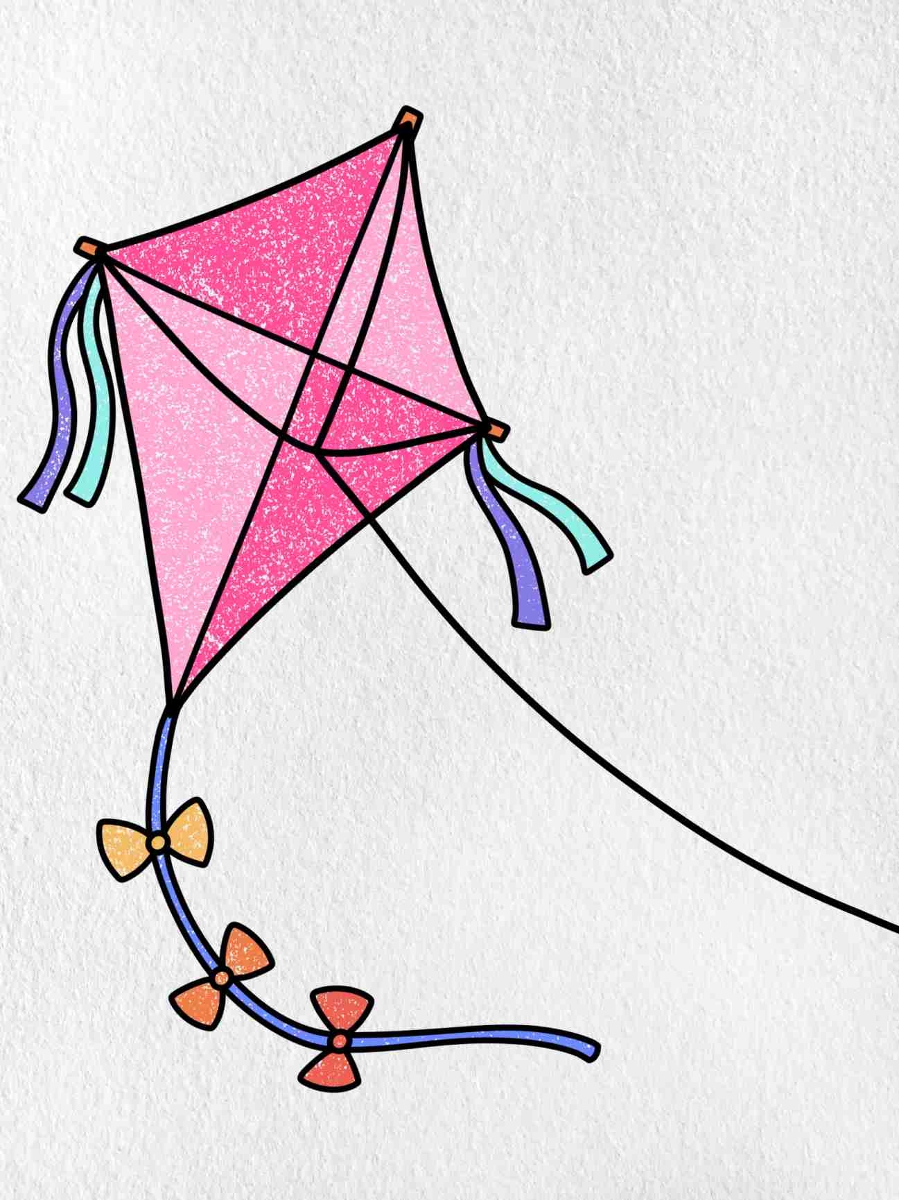How To Draw A Kite HelloArtsy