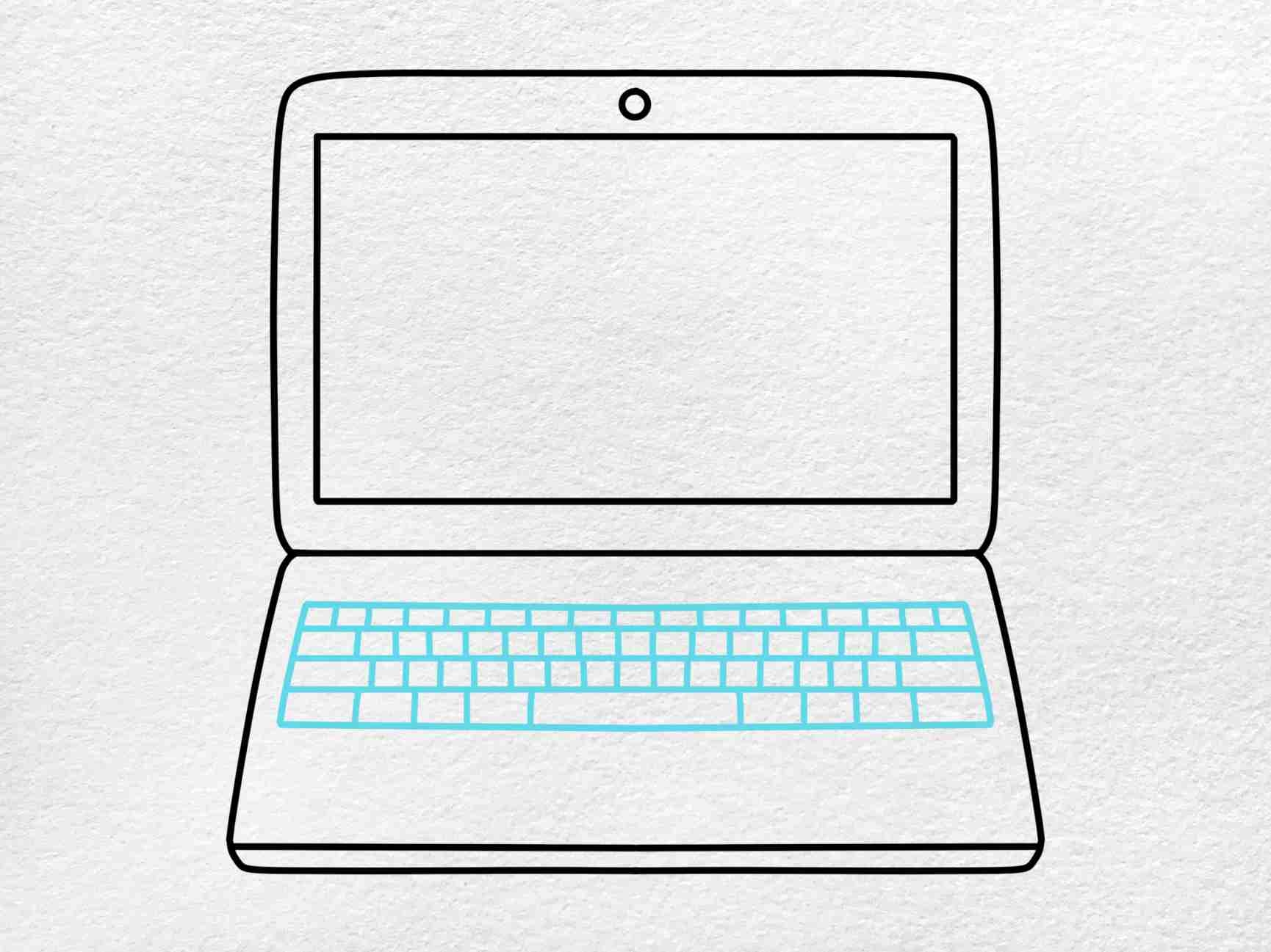 How To Draw A Laptop HelloArtsy