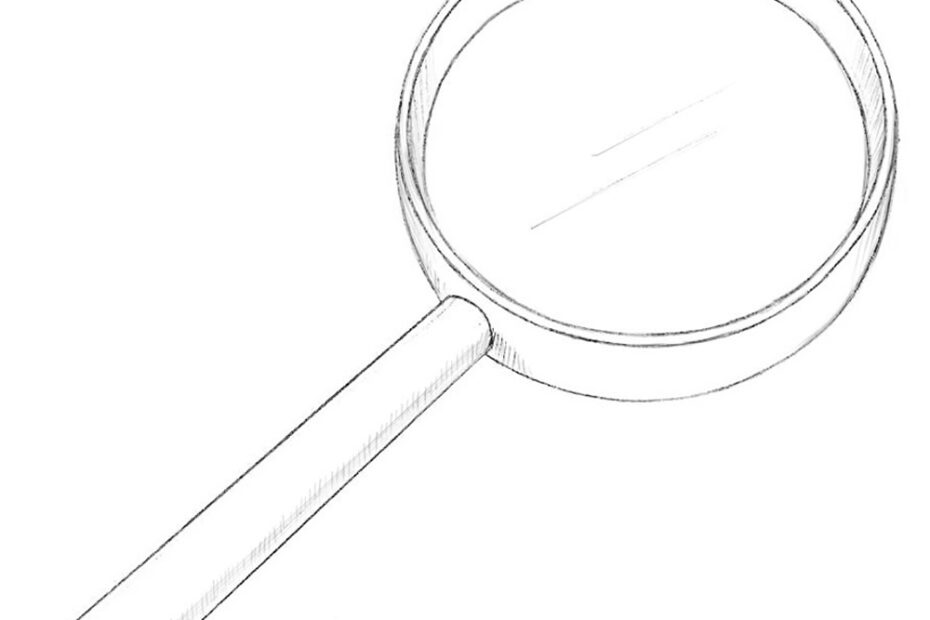 How To Draw A Magnifier