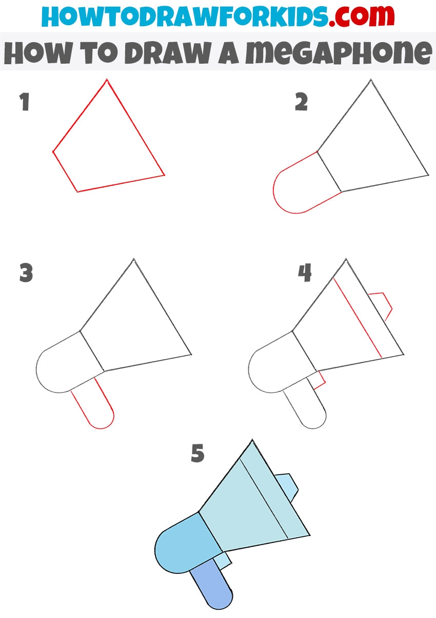 megaphone drawing