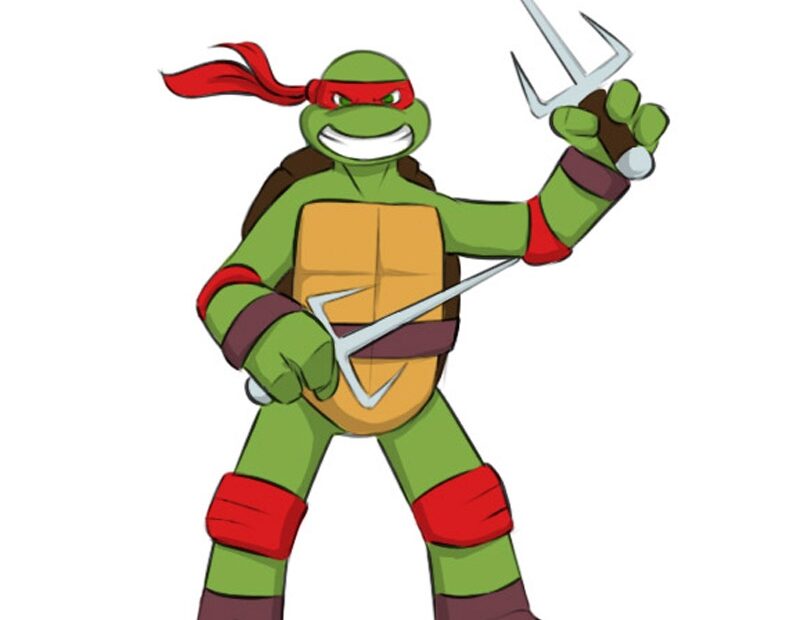 How To Draw A Ninja Turtle Easy Drawing Art