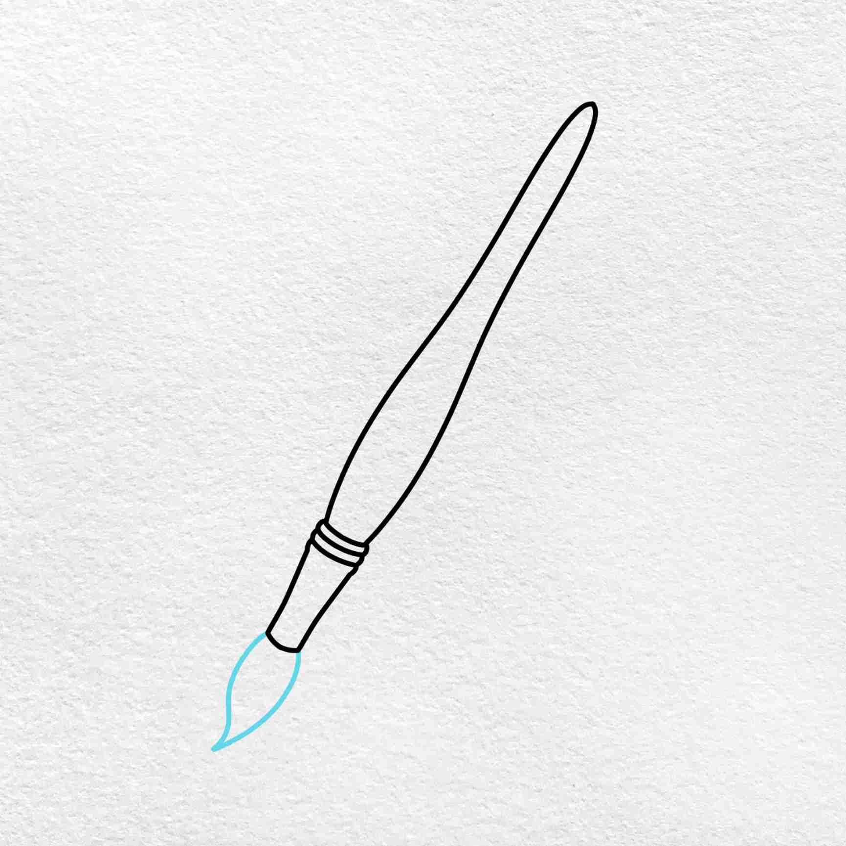 How To Draw A Paintbrush HelloArtsy