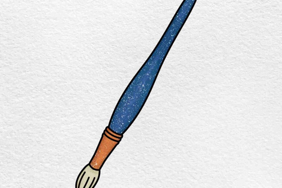 How To Draw A Paintbrush HelloArtsy