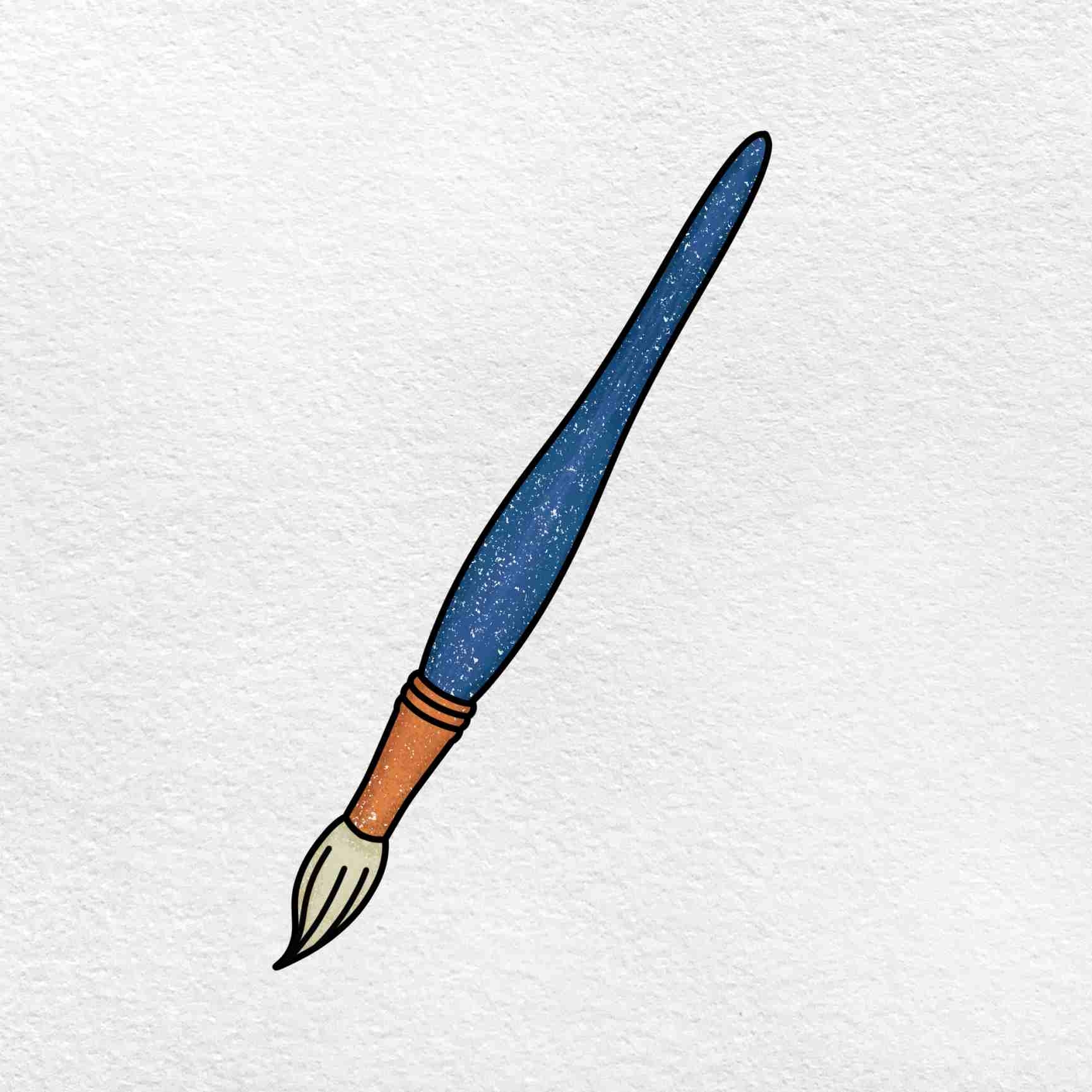 How To Draw A Paintbrush HelloArtsy