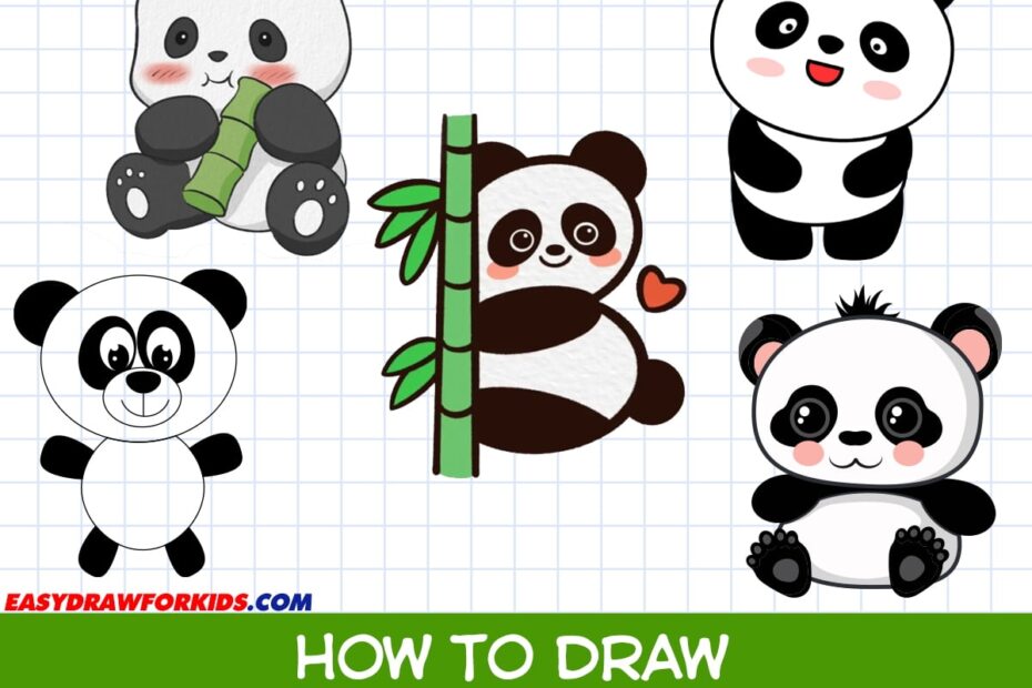 How To Draw A Panda 5 Ways With Pictures