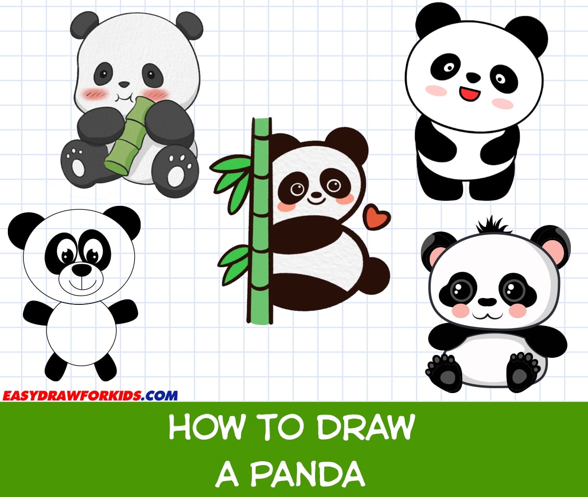 How To Draw A Panda 5 Ways With Pictures 