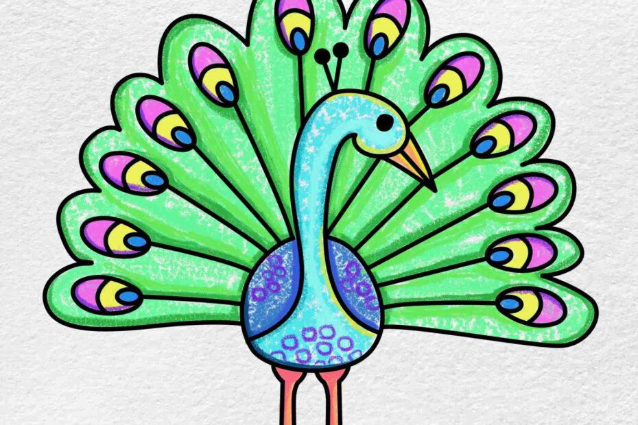 How To Draw A Peacock HelloArtsy