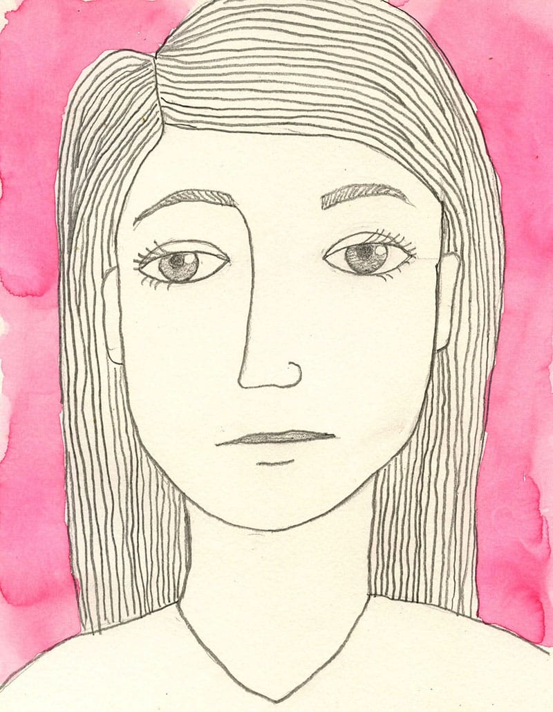 How To Draw A Pencil Self Portrait Step by Step Art Lesson For Kids