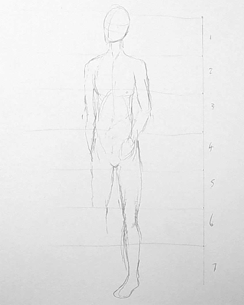 How To Draw A Person Person Drawing Step By Step