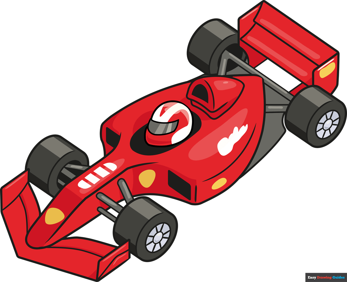 How To Draw A Race Car Really Easy Drawing Tutorial