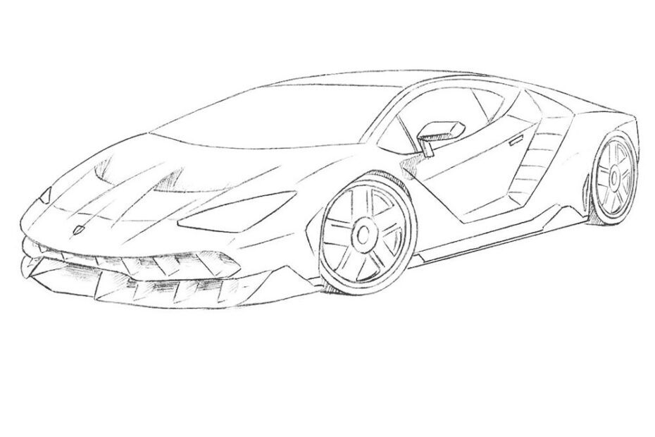How To Draw A Race Car Step By Step