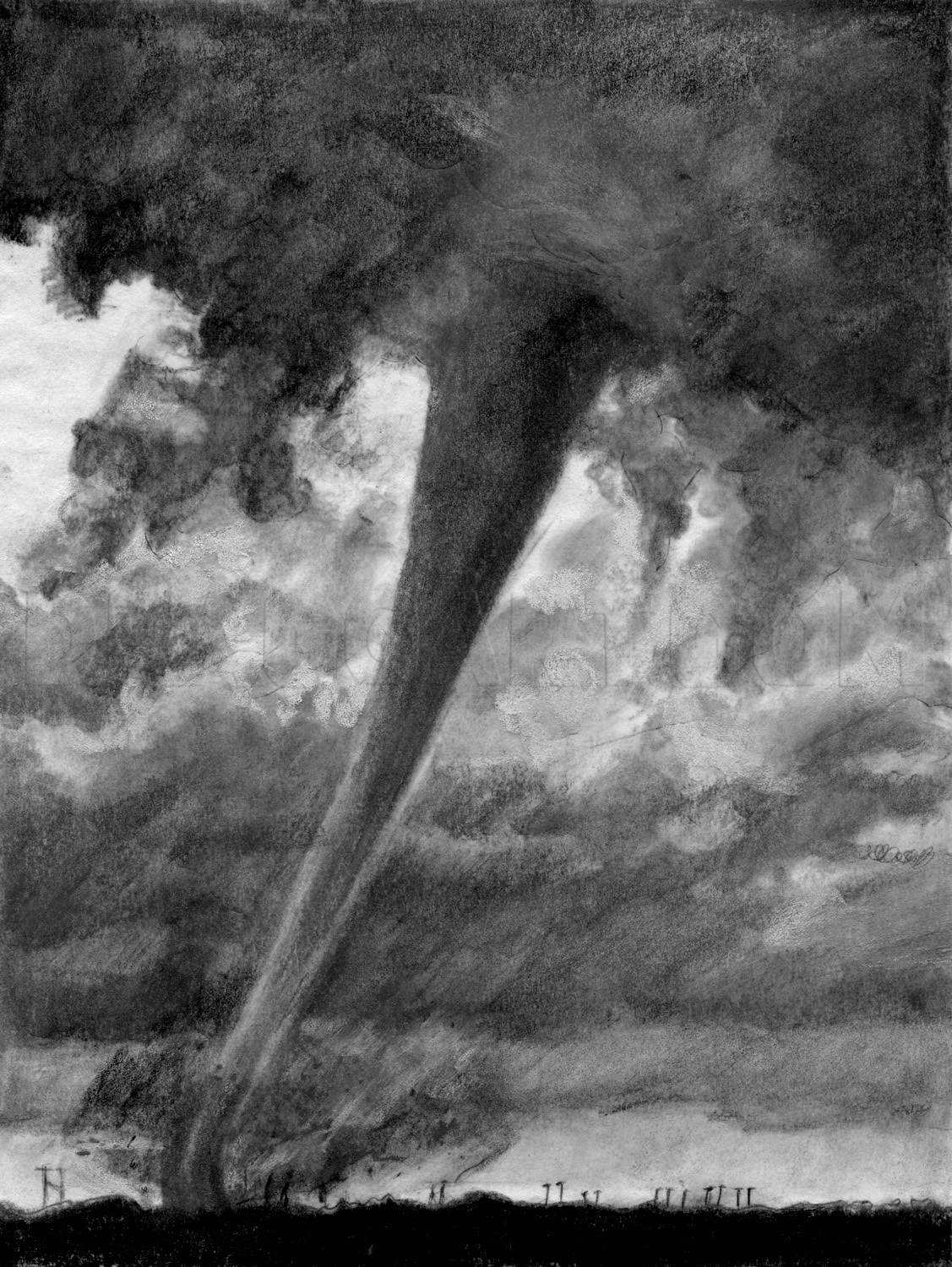 How To Draw A Realistic Tornado Draw Realistic Tornadoes Drawing Step By Step By Catlucker DragoArt