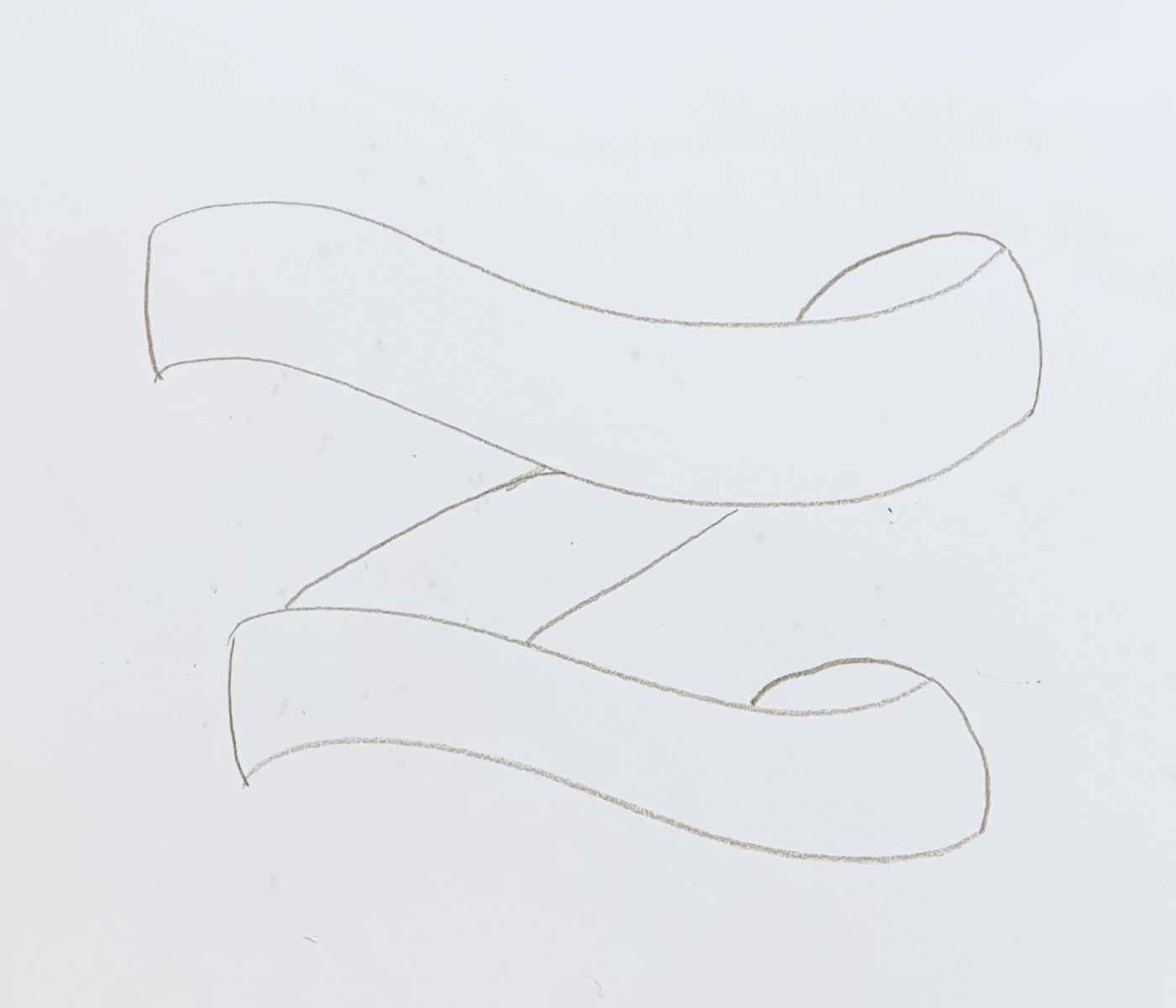 How To Draw A Ribbon Perfect For Adding Names Basicdraw