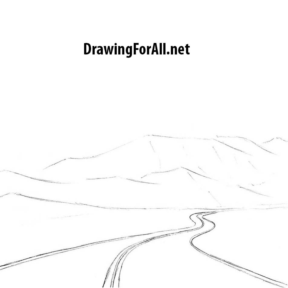 How To Draw A Road For Beginners