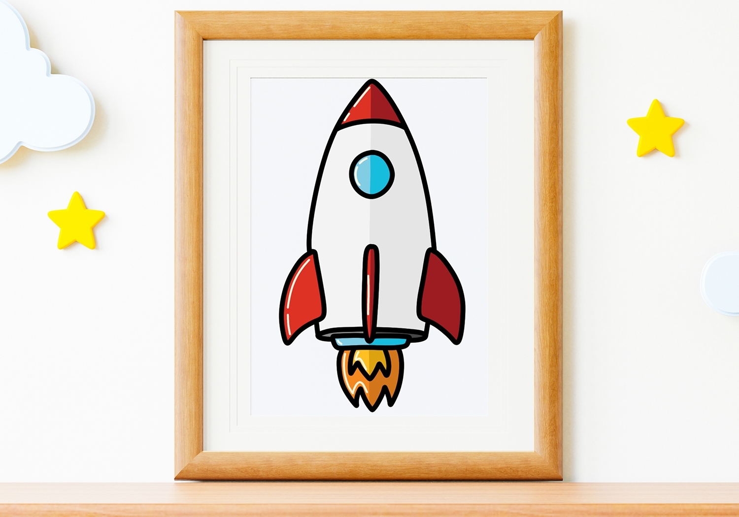 rocket drawing