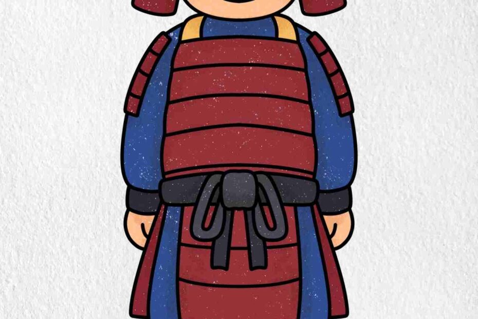 How To Draw A Samurai HelloArtsy