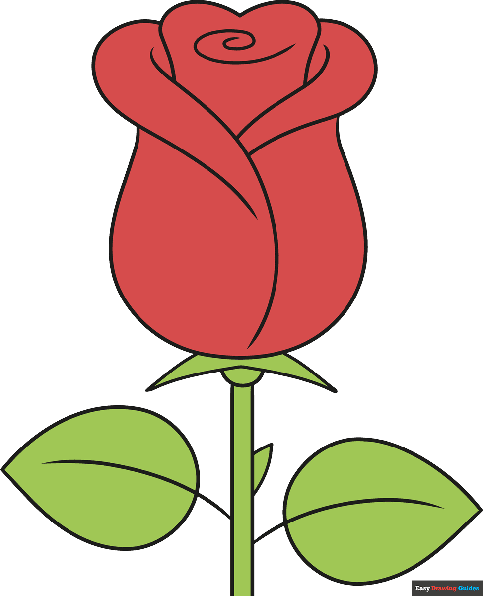 easy to draw flower