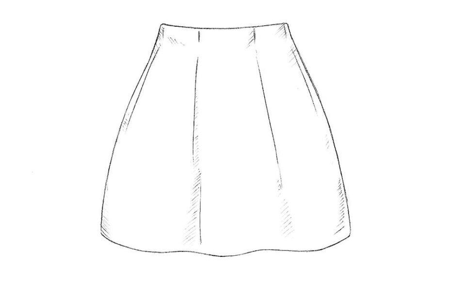 How To Draw A Skirt