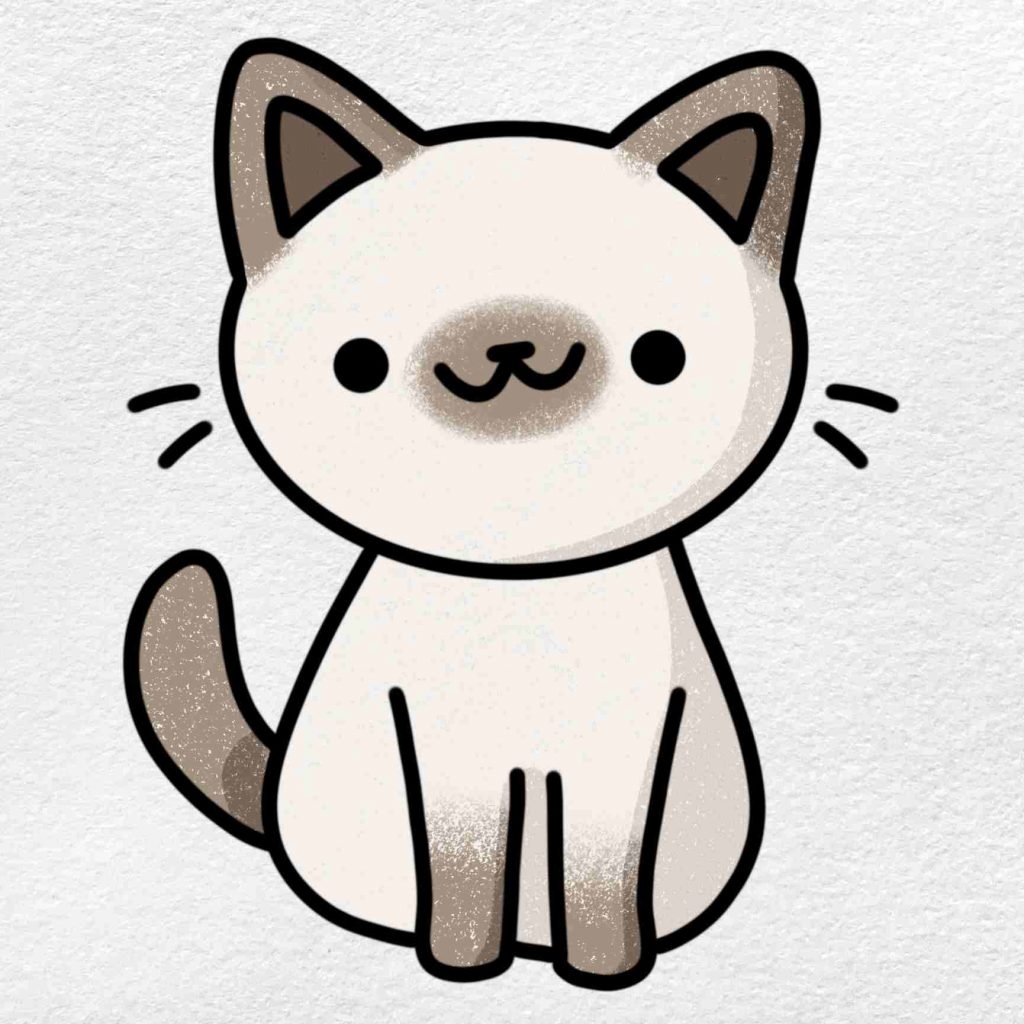 How To Draw A Small Cat HelloArtsy