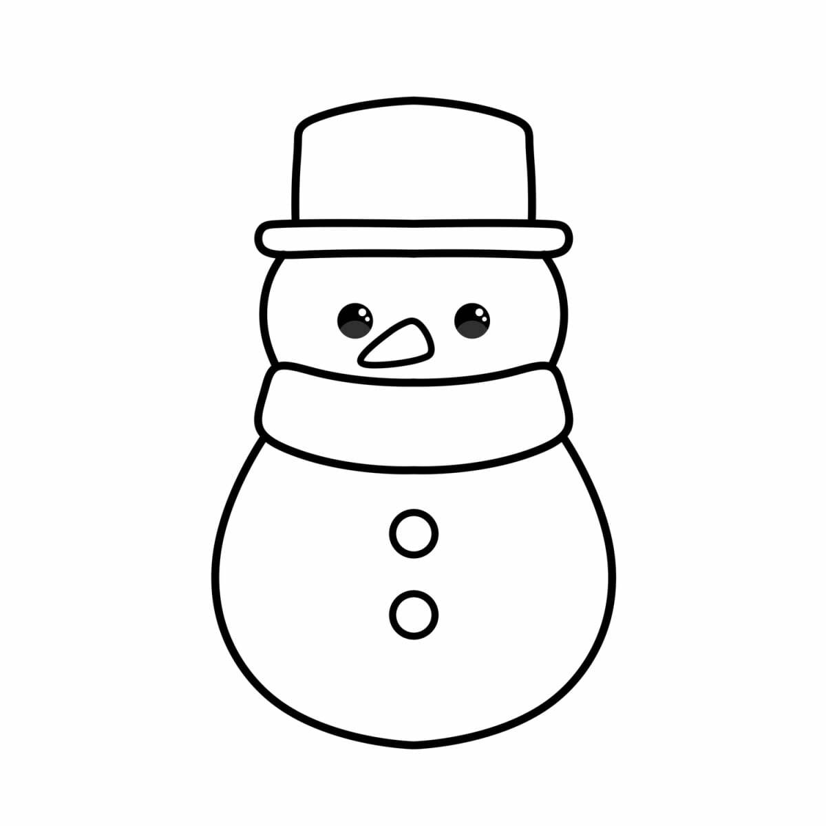 How To Draw A Snowman