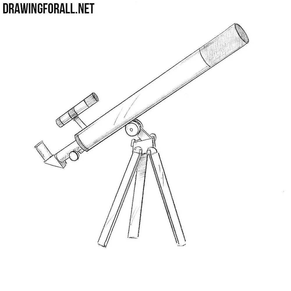 How To Draw A Telescope
