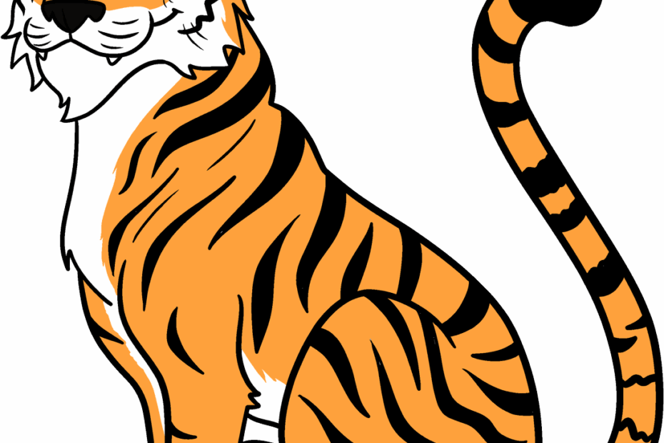 How To Draw A Tiger Really Easy Drawing Tutorial
