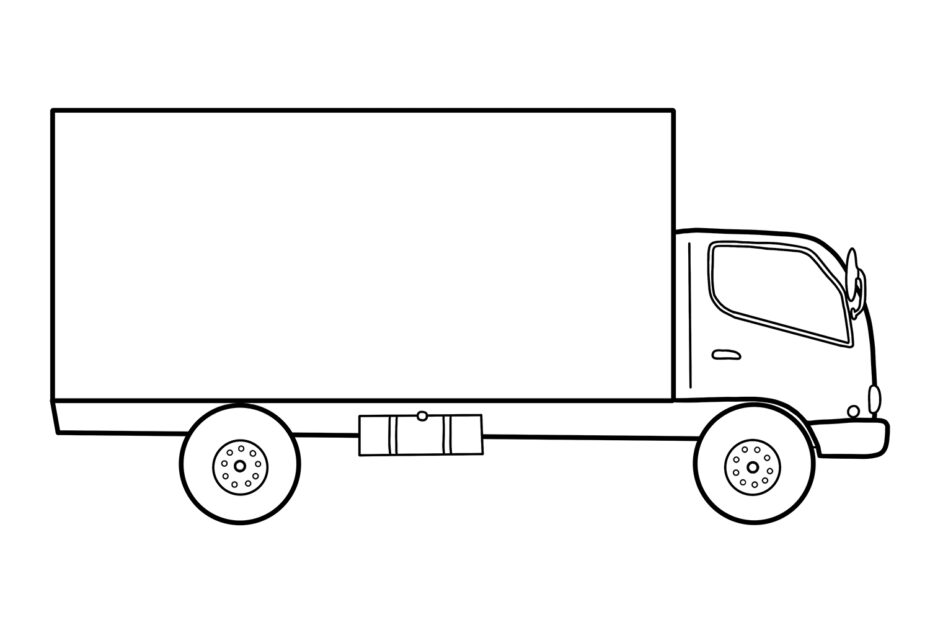 How To Draw A Truck Design School
