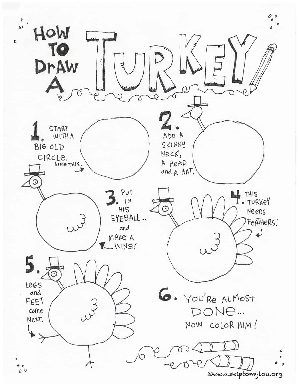 draw a turkey