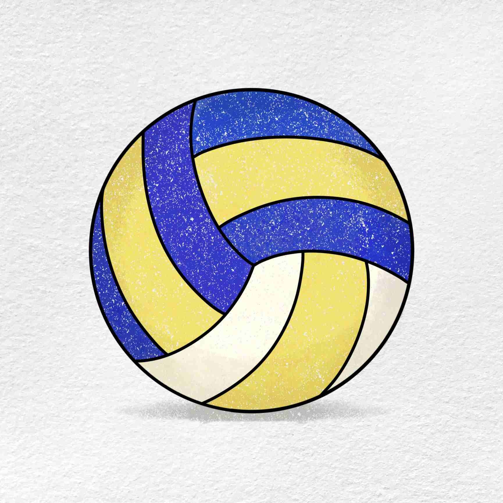 How To Draw A Volleyball HelloArtsy