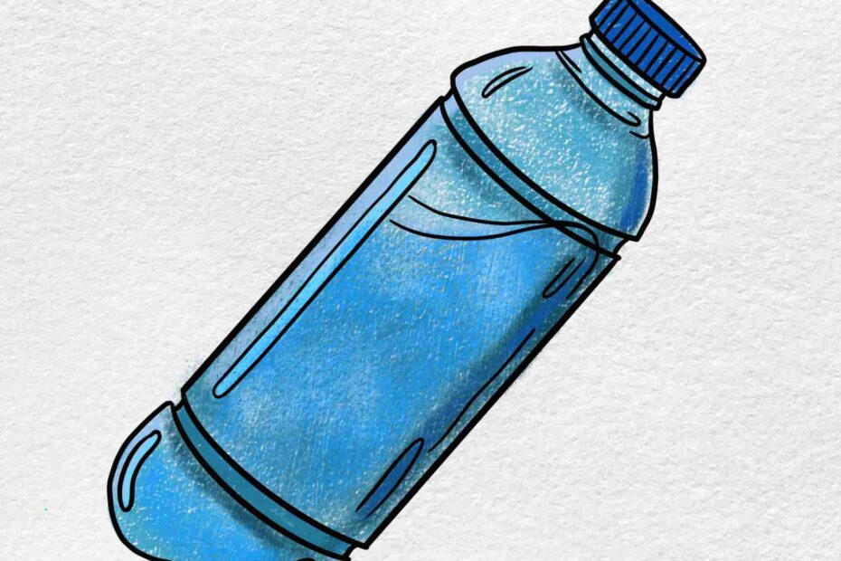 How To Draw A Water Bottle HelloArtsy