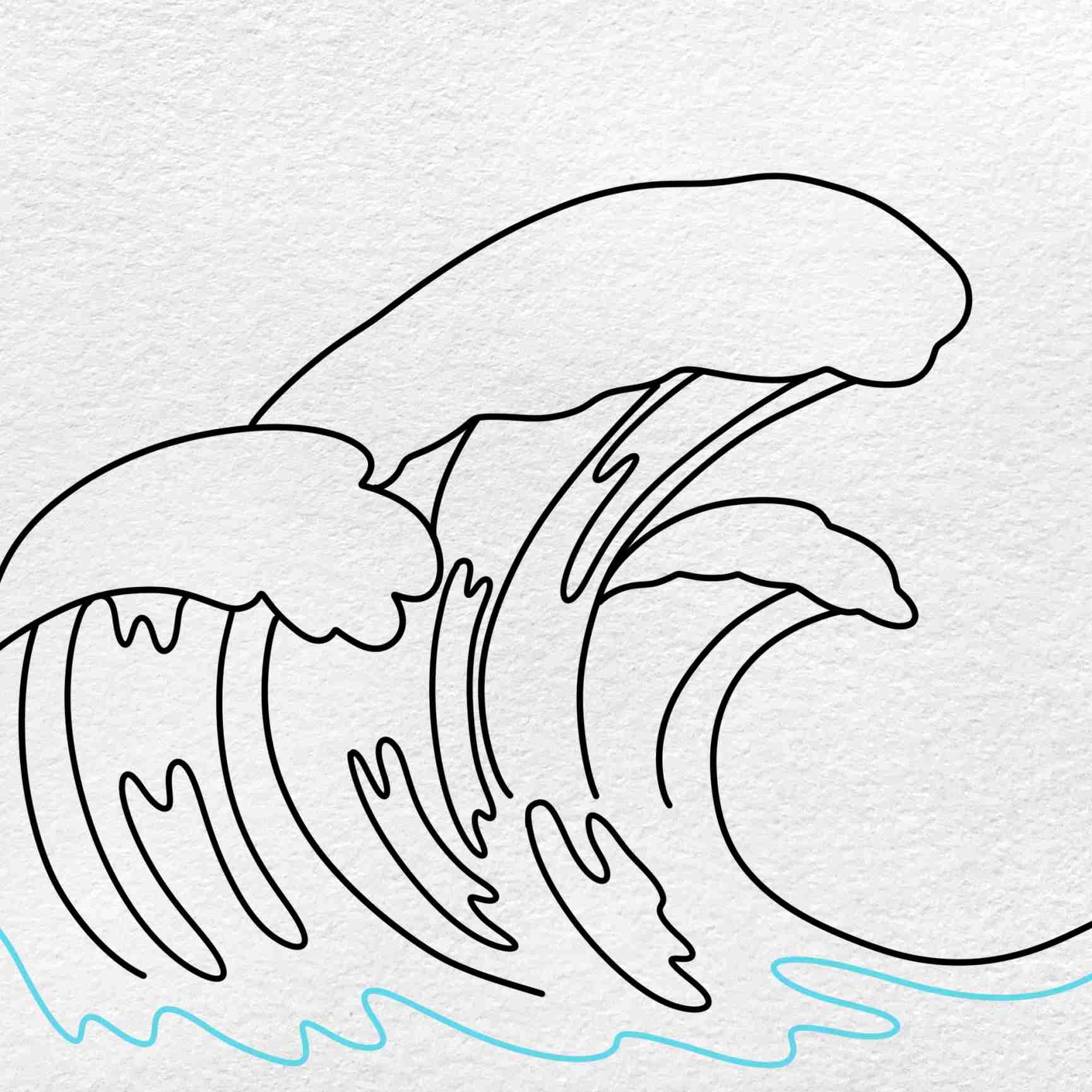 How To Draw A Wave HelloArtsy