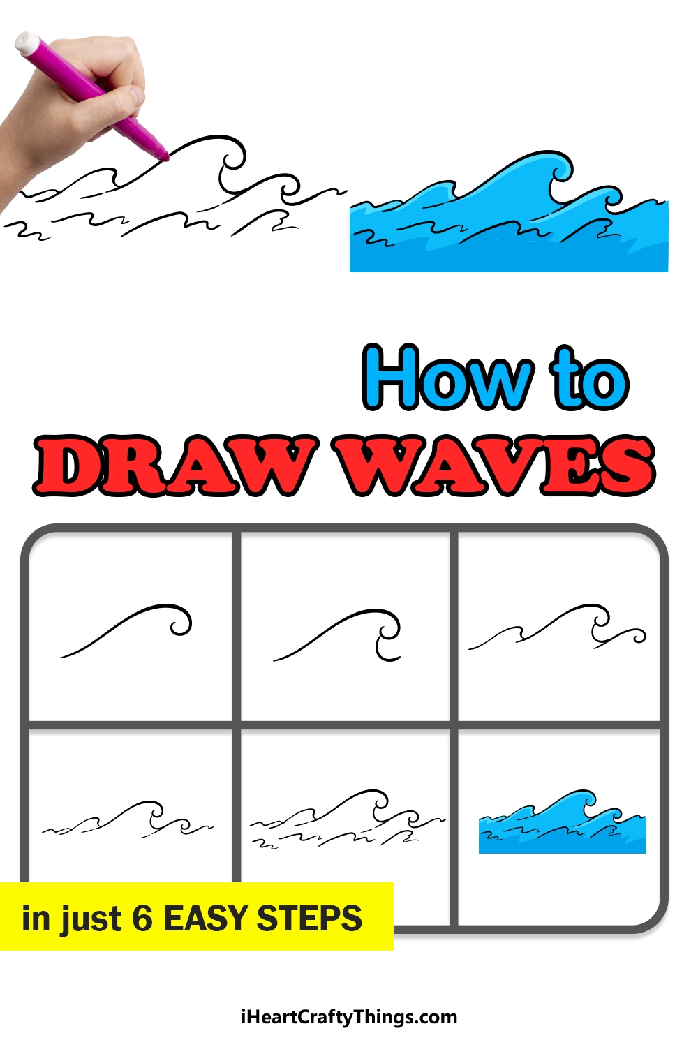 how to draw waves