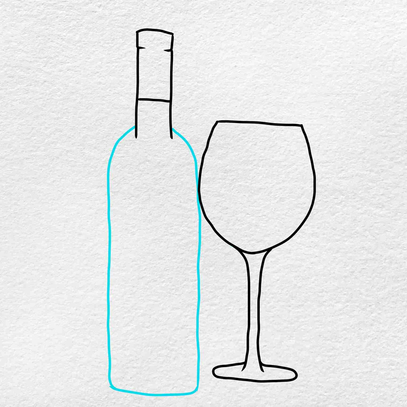 How To Draw A Wine Glass HelloArtsy